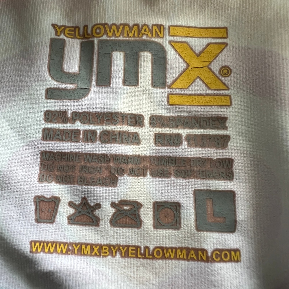 YMX by Yellowman Cycling Jersey Womens Large Biking Tribal Tattoo Wicking Bold - Picture 4 of 6